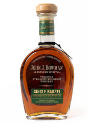 John J. Bowman 10 Year Old Single Barrel "Inaugural" 100 Proof Virginia Straight Bourbon Whiskey 750mL